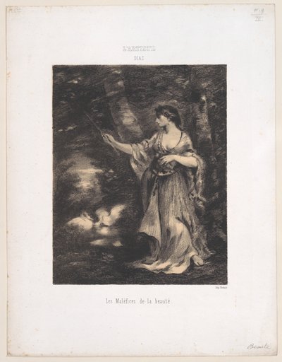 Les Maléfices de la Beauté door Narcisse Virgile Diaz de la Peña