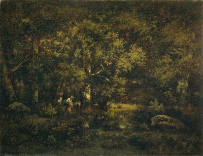 Het bos van Fontainebleau door Narcisse Virgile Diaz de la Peña
