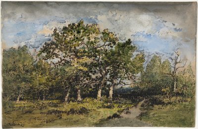 Landschap, c.1860 door Narcisse Virgile Diaz de la Peña