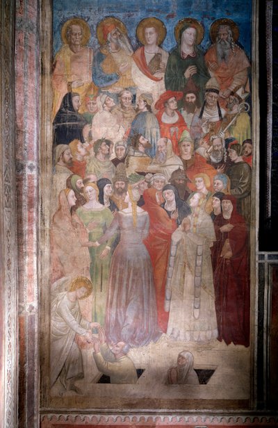 Opstanding van de uitverkorenen (uit Dante