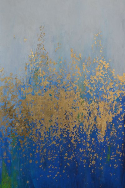 Glinsterende blauwe golven door Natalie Avondet