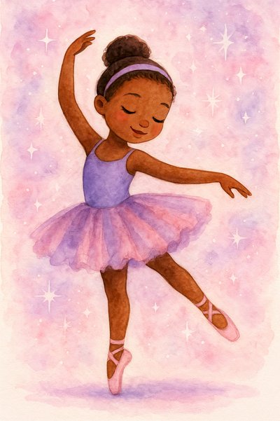 Sierlijke kleine ballerina door Natalie Bruns
