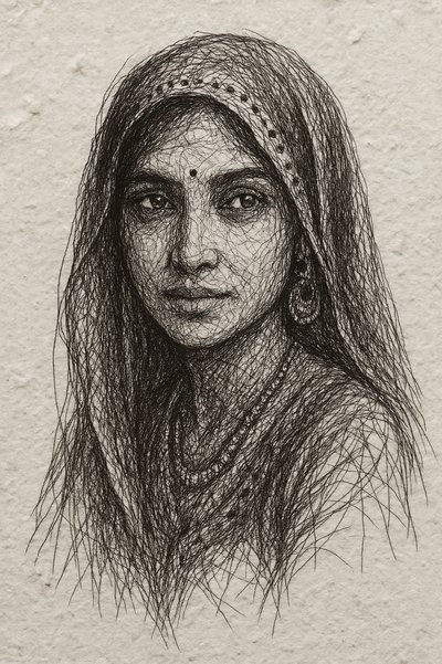 Een sereen portret van Indian Pen door Natalie Bruns