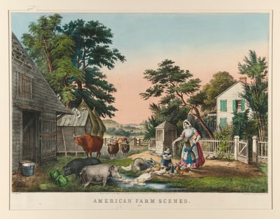 Amerikaanse Boerderijscènes. Nr.2 door Nathaniel Currier
