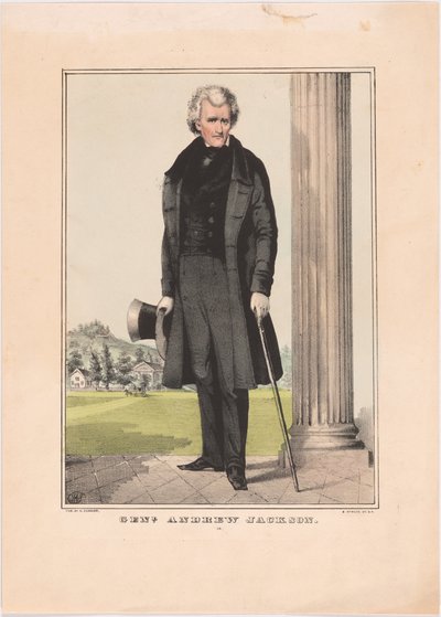 Andrew Jackson door Nathaniel Currier