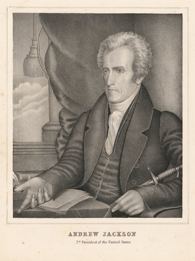 Andrew Jackson door Nathaniel Currier