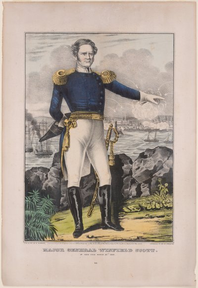 Generaal Winfield Scott door Nathaniel Currier