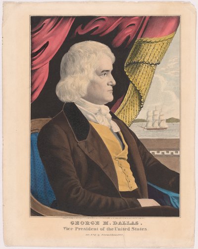 George Mifflin Dallas door Nathaniel Currier