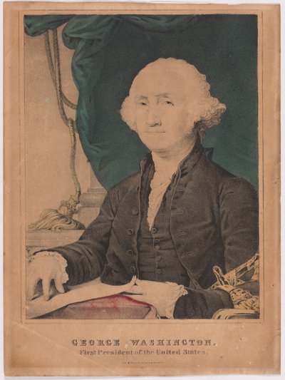 George Washington door Nathaniel Currier