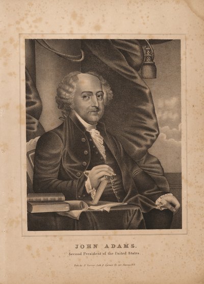 John Adams door Nathaniel Currier