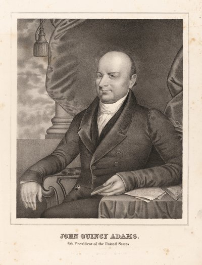 John Quincy Adams door Nathaniel Currier