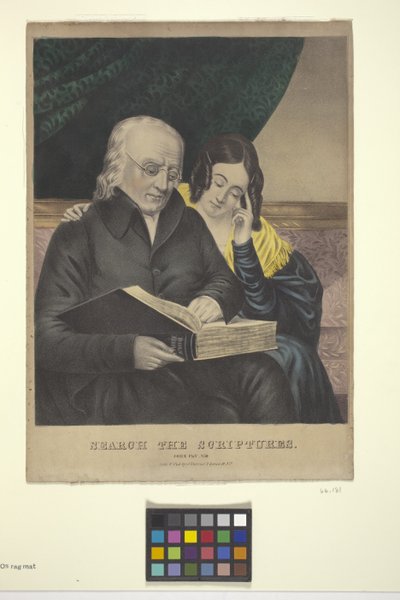 Onderzoek de Schrift door Nathaniel Currier