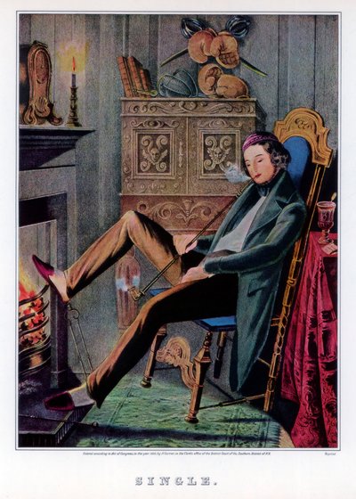 Single, 1845 door Nathaniel Currier