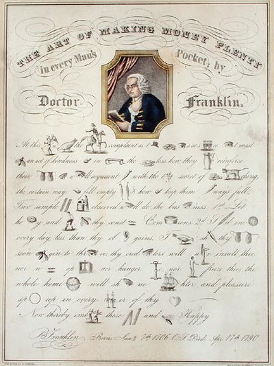 De kunst van geld overvloedig maken, c.1870 door Nathaniel Currier