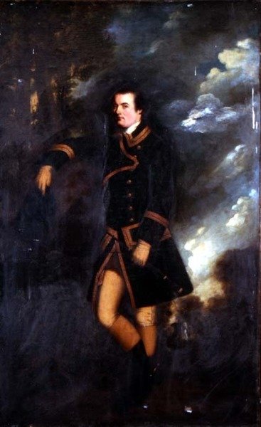 Portret van een jager door Nathaniel Dance Holland