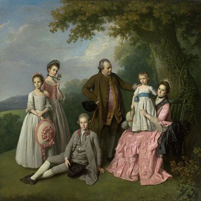 De familie Pybus door Nathaniel Dance-Holland