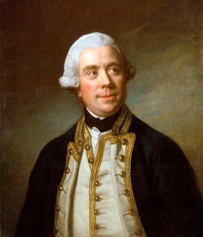 Kapitein de Eerwaarde Samuel Barrington (1729-1800), ca. 1770 door Nathaniel Dance