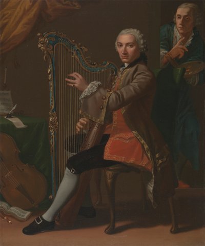 Cristiano Giuseppe Lidarti en Giovanni Battista Tempesti door Nathaniel Dance