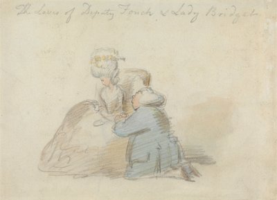 Het voorstel door Nathaniel Dance