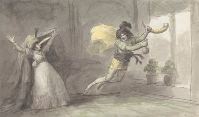 Theaterscène door Nathaniel Dance