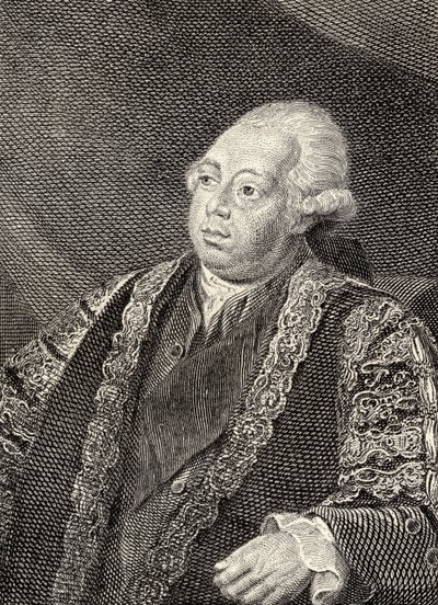 Lord North, illustratie uit 
