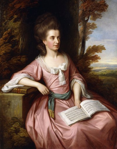 Portret van Martha Ray door Nathaniel Dance Holland