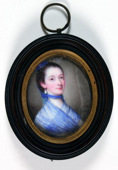 Lady Henrietta Cavendish Bentinck, Later Gravin van Stamford door Nathaniel Hone