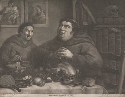 Monachum Non Facit Cucullus - De Kovel Maakt de Monnik Niet door Nathaniel Hone