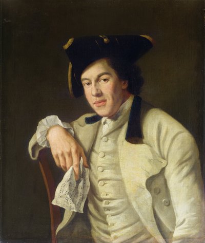 Portret van Charles Lee Lewis (1740-1803) door Nathaniel Hone