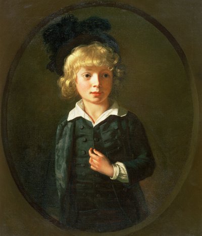 Portret van een Jongen door Nathaniel Hone