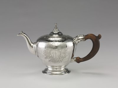Theepot, ca. 1755-1760 door Nathaniel Hurd