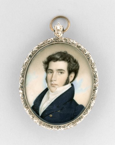 Portret van een man door Nathaniel Jocelyn