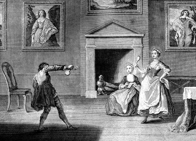 Battledore en Shuttlecock, 1743 door Nathaniel Parr