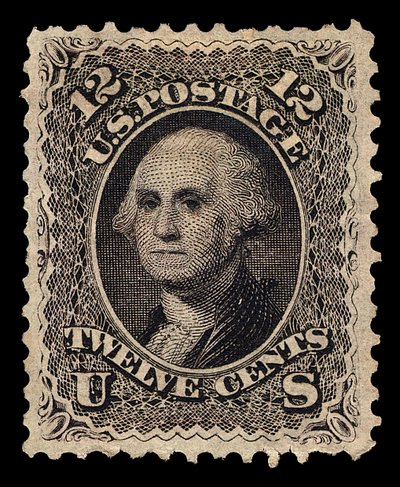 12c Washington enkele, 1861 door National Bank Note Company