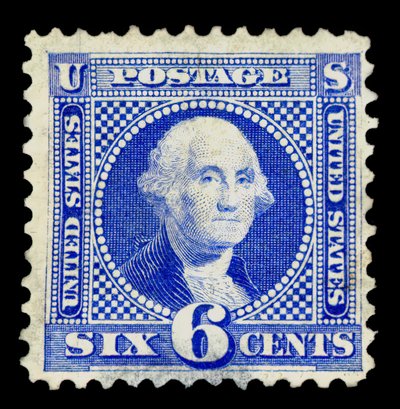 6c Washington heruitgave enkel door National Bank Note Company