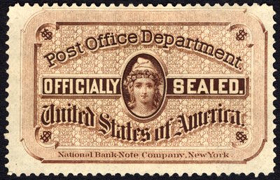 Postzegel, 1877 door National Bank Note Company