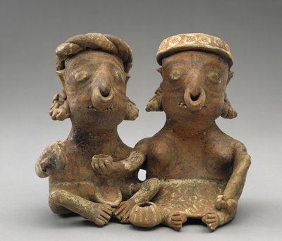 Verbonden Huwelijks Paar, 300 v.Chr.-300 n.Chr. door Nayarit Nayarit
