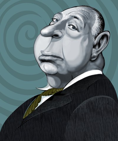 Alfred Hitchcock door Neale Osborne