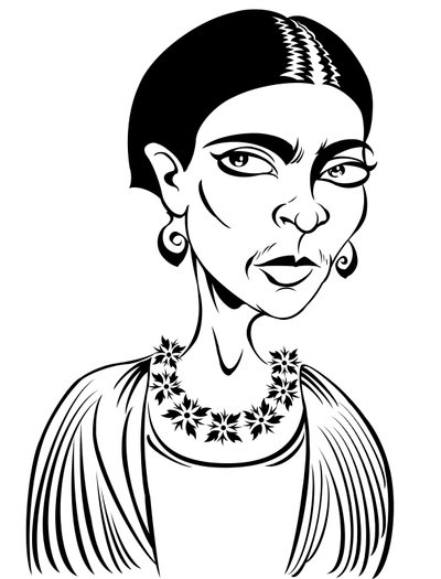 Frida Kahlo door Neale Osborne