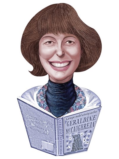 Geraldine McCaughrean, 2021 (digitaal) door Neale Osborne