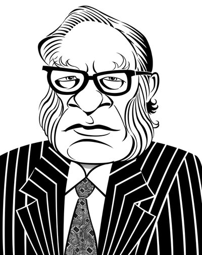 Isaac Asimov door Neale Osborne