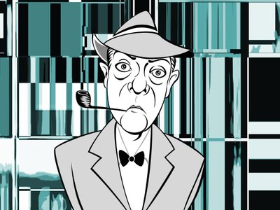 Jacques Tati door Neale Osborne