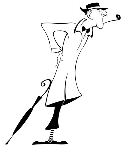 Jacques Tati door Neale Osborne