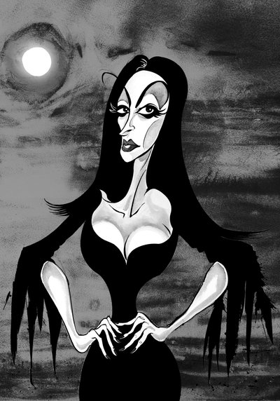 Vampira uit de film 