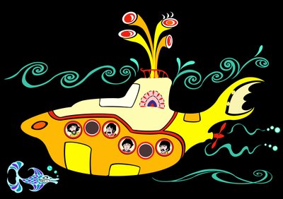 Yellow Submarine, 2004 (digitale revisie 2023) door Neale Osborne
