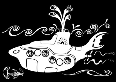 Yellow Submarine, 2004 (digitale revisie 2023) door Neale Osborne