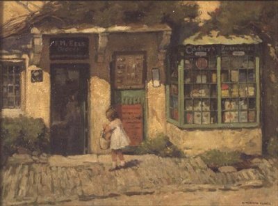 De Dorpswinkel door Nell Tenison Cuneo