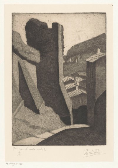 Antieke muur te Florence door Nella Pucci