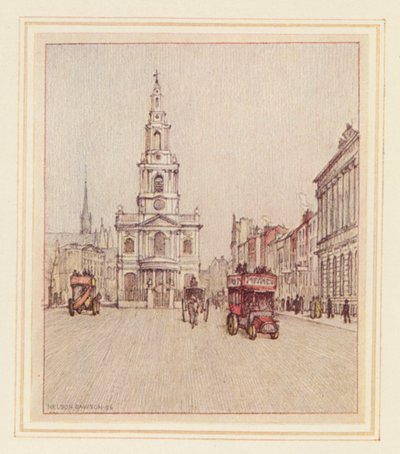 St Mary-le-Strand door Nelson Dawson