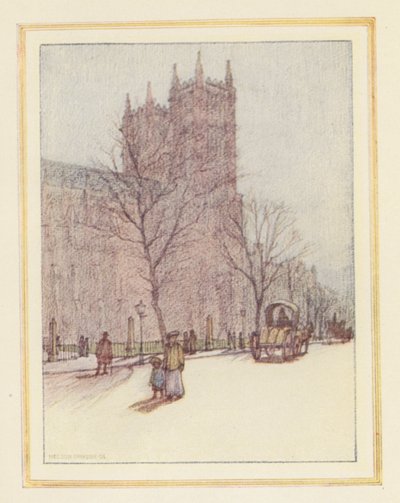 Westminster Abbey door Nelson Dawson